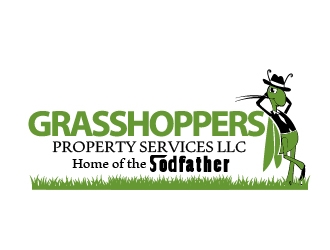 Grasshoppers Property Services LLC logo design by art-design