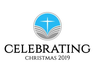 Celebrating Christmas 2019 logo design by jetzu