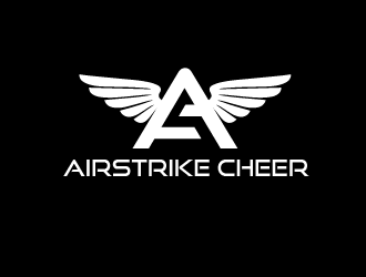 Airstrike Cheer logo design by justin_ezra
