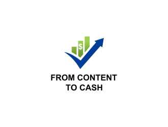 From Content To Cash logo design by haidar