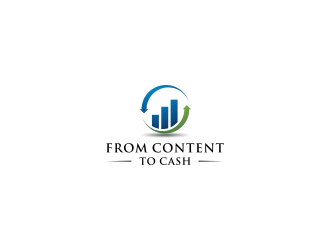 From Content To Cash logo design by haidar