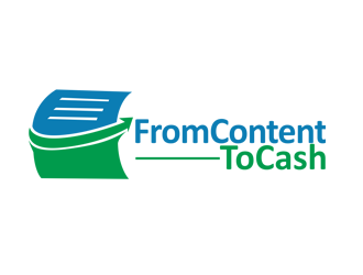 From Content To Cash logo design by lokomotif77