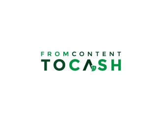 From Content To Cash logo design by Kabupaten