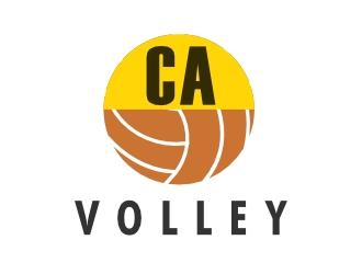 California Volleyball Club logo design by Pram