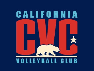California Volleyball Club logo design by Benok