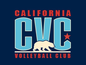 California Volleyball Club logo design by Benok