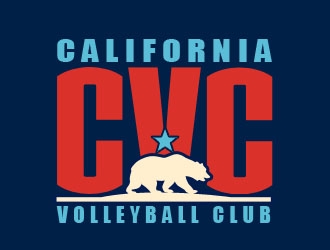 California Volleyball Club logo design by Benok