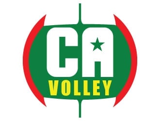 California Volleyball Club logo design by SDLOGO