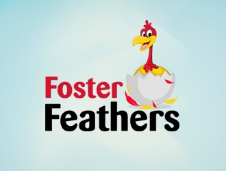 Foster Feathers logo design by Pram