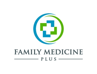 family medicine plus logo design by Janee