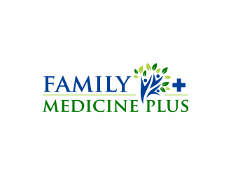 family medicine plus logo design by ingepro