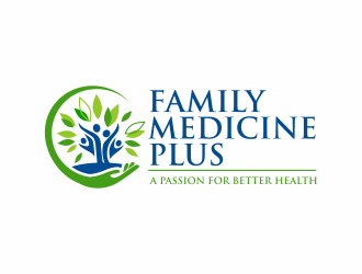 family medicine plus logo design by ingepro
