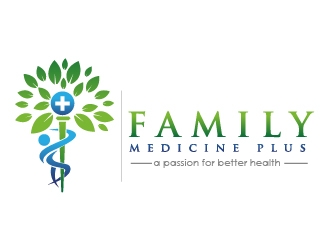 family medicine plus logo design by dorijo