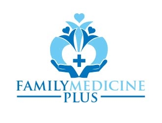 family medicine plus logo design by shravya