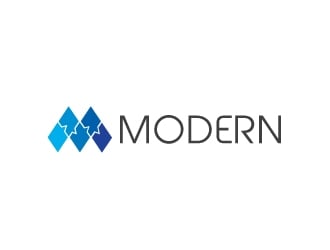 Modern logo design by Foxcody
