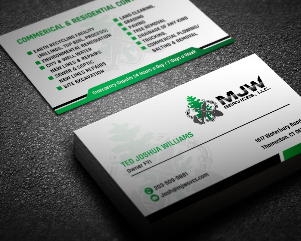 MJW SERVICES, LLC logo design by Boomstudioz