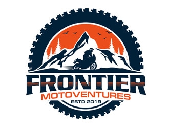 frontier motoventures logo design by DreamLogoDesign