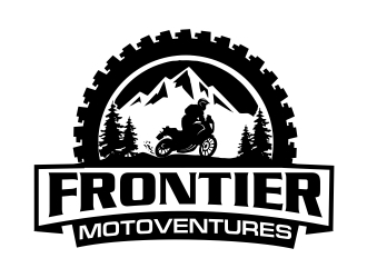 frontier motoventures logo design by ruki