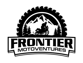 frontier motoventures logo design by ruki