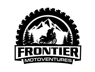 frontier motoventures logo design by ruki