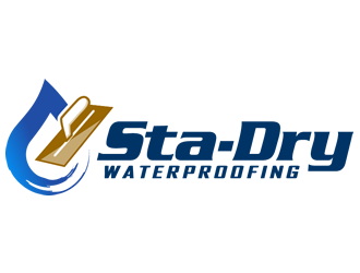 Sta-Dry Waterproofing logo design by Coolwanz