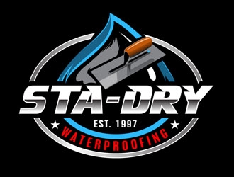 Sta-Dry Waterproofing logo design by DreamLogoDesign