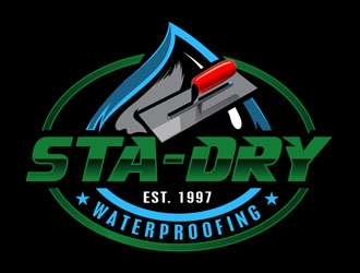 Sta-Dry Waterproofing logo design by DreamLogoDesign
