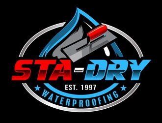 Sta-Dry Waterproofing logo design by DreamLogoDesign