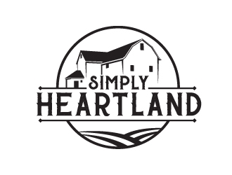 Simply Heartland logo design by dasigns