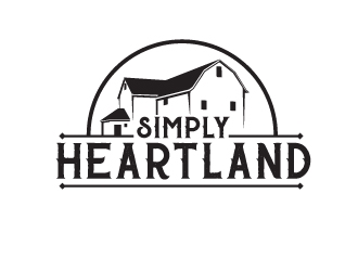 Simply Heartland logo design by dasigns