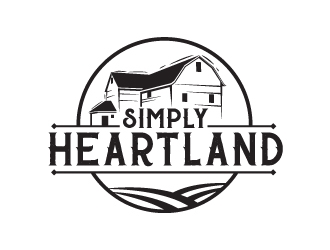 Simply Heartland logo design by dasigns