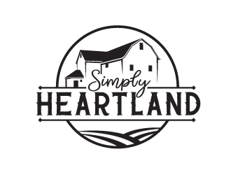 Simply Heartland logo design by dasigns