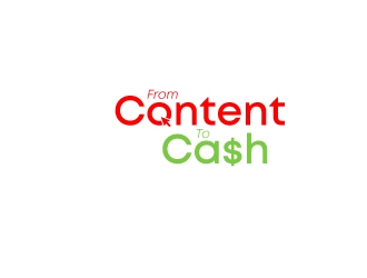 From Content To Cash logo design by estrezen