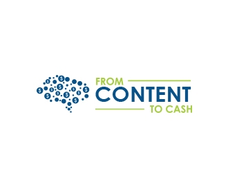 From Content To Cash logo design by MarkindDesign
