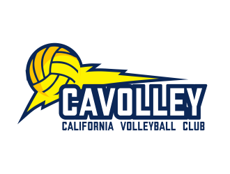 California Volleyball Club logo design by serprimero
