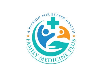 family medicine plus logo design by sanworks