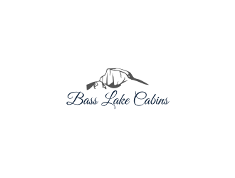 Bass Lake Cabins logo design by Franky.