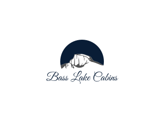 Bass Lake Cabins logo design by Franky.