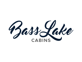 Bass Lake Cabins logo design by lexipej