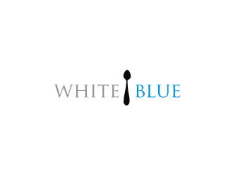 white blue logo design by Diancox