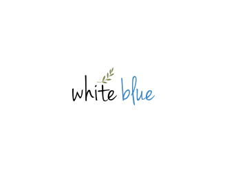 white blue logo design by oke2angconcept