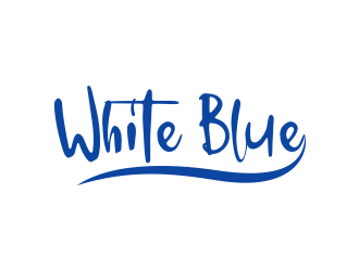white blue logo design by keylogo