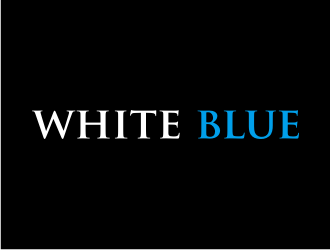 white blue logo design by logitec