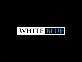 white blue logo design by logitec