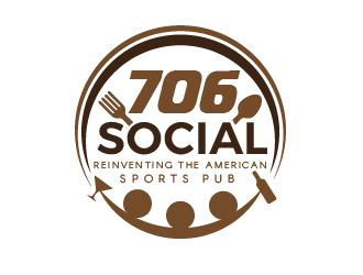 706 Social  logo design by justin_ezra