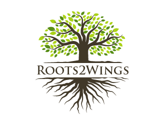Roots2Wings logo design by stayhumble