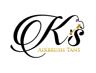 Ks Airbrush Tans logo design by 35mm