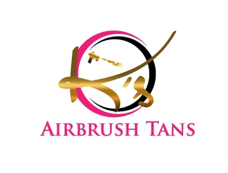 Ks Airbrush Tans logo design by 35mm