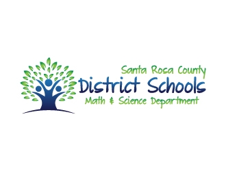 Santa Rosa County District Schools - Math & Science Department logo design by KJam