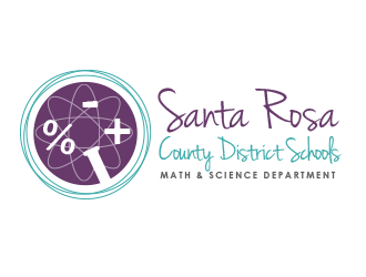 Santa Rosa County District Schools - Math & Science Department logo design by BeDesign